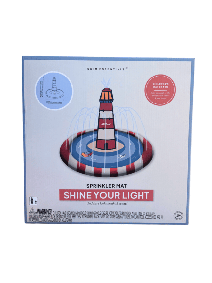 Swim Essentials 3D Sprinkler Mat - Shine Your Light, 150 cm