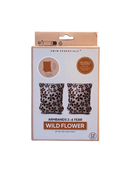 Swim Essentials Inflatable Arm Bands - Wild Flower, 2-6 yrs