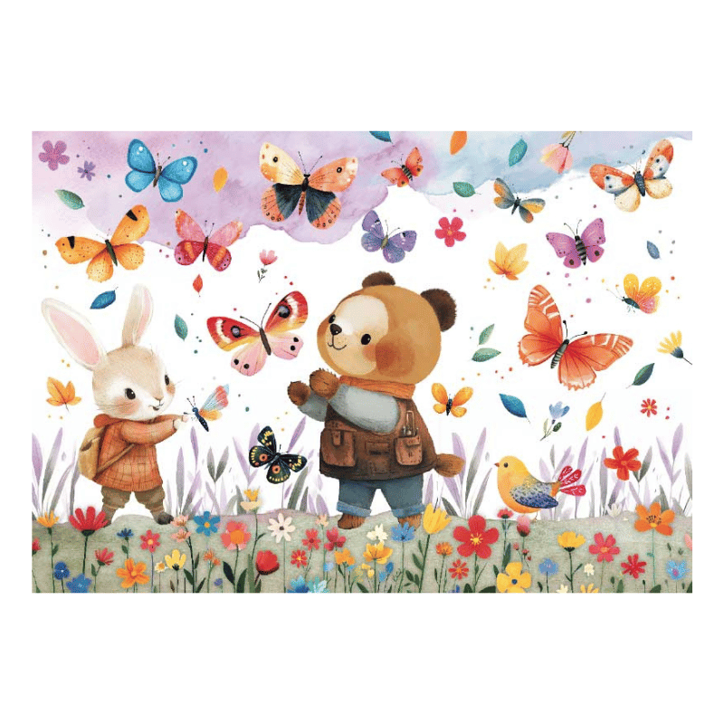 Sassi Magic Water Puzzle & Book Set - Butterflies