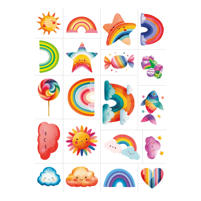 Sassi Tattoos - Magic Rainbow