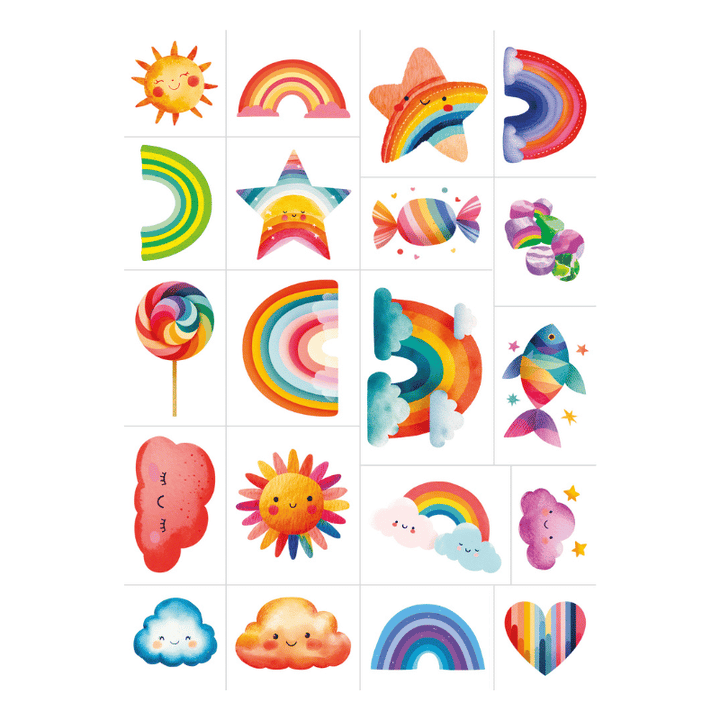 Sassi Tattoos - Magic Rainbow