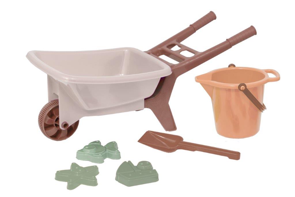 Plasto Soft Neutrals Wheelbarrow Set, 6 pcs
