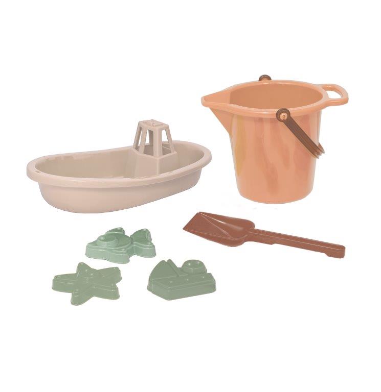 Plasto Soft Neutrals Sand Set for Water Play, 6 pcs