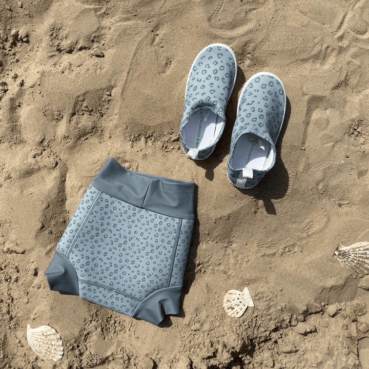 Swim Essentials Neoprene Swim Nappy Pant, Green Leopard