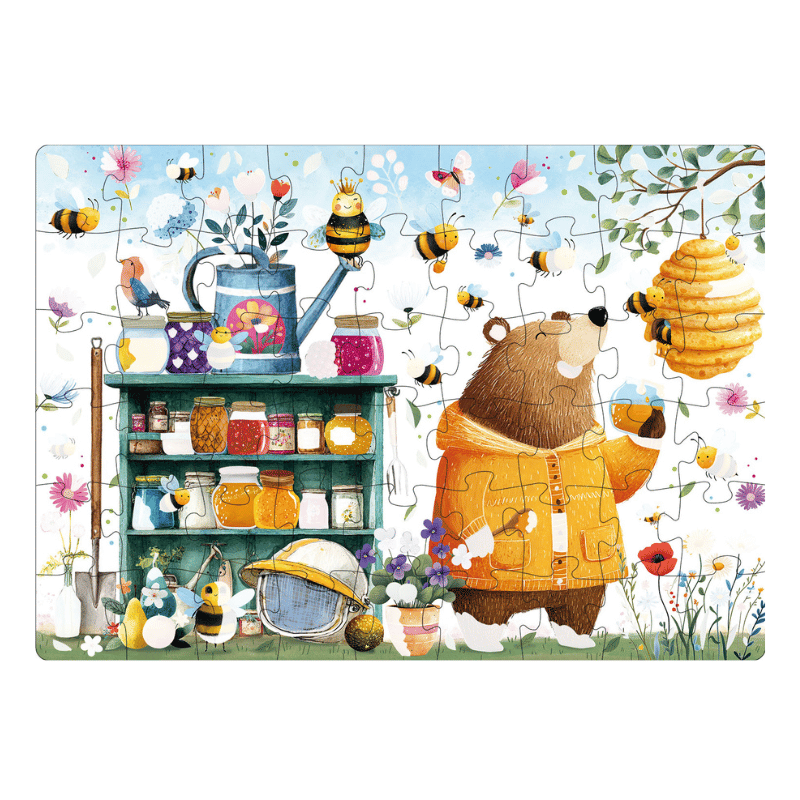 Sassi Magic Water Puzzle & Book Set - Bees