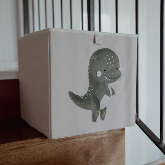 Sassi Storage Square Box - Cracky the Dinosaur