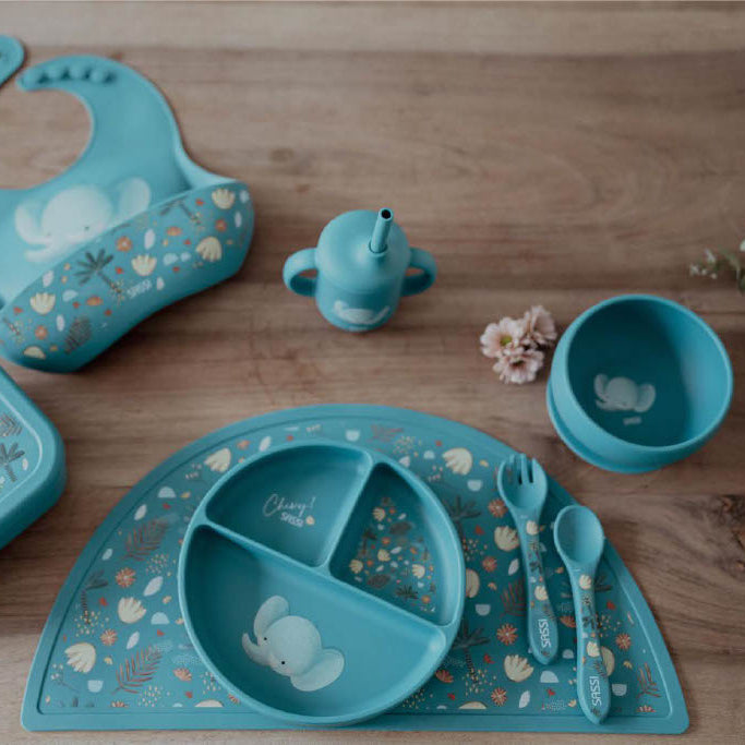 Sassi Silicone Mat - Chewy The Elephant