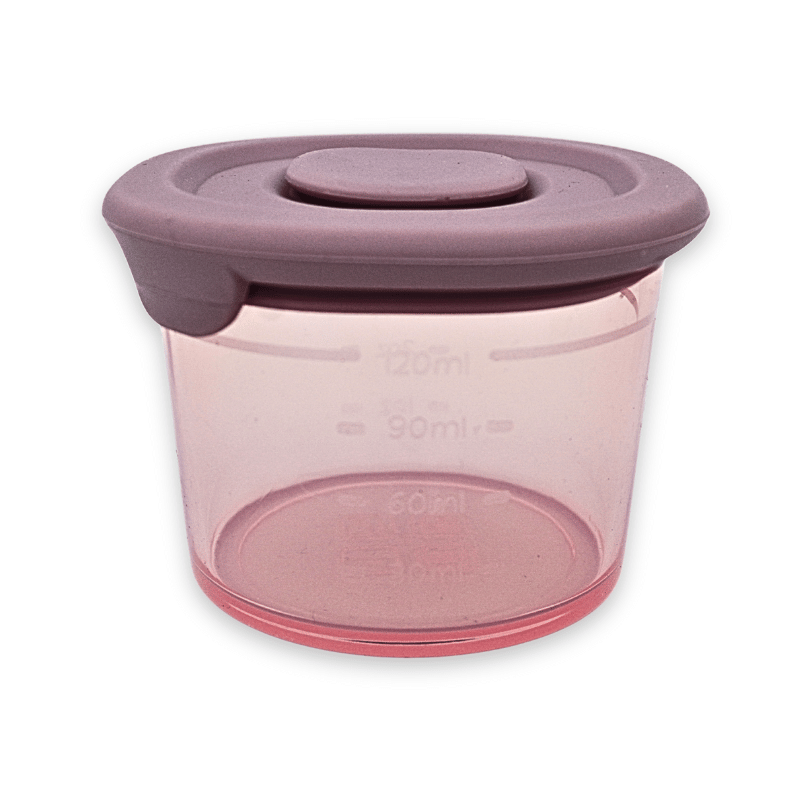 Koukla Baby Food Storage Containers, Blush, 3pcs