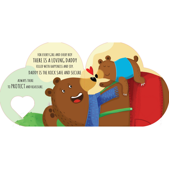 Sassi Shaped Board Book - With Love Daddy