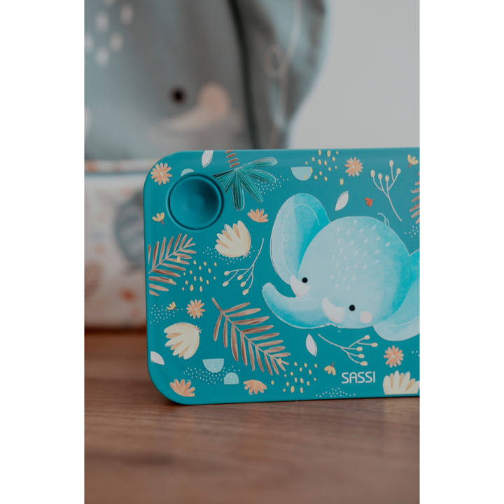 Sassi RPET Lunch Box - Chewy The Elephant