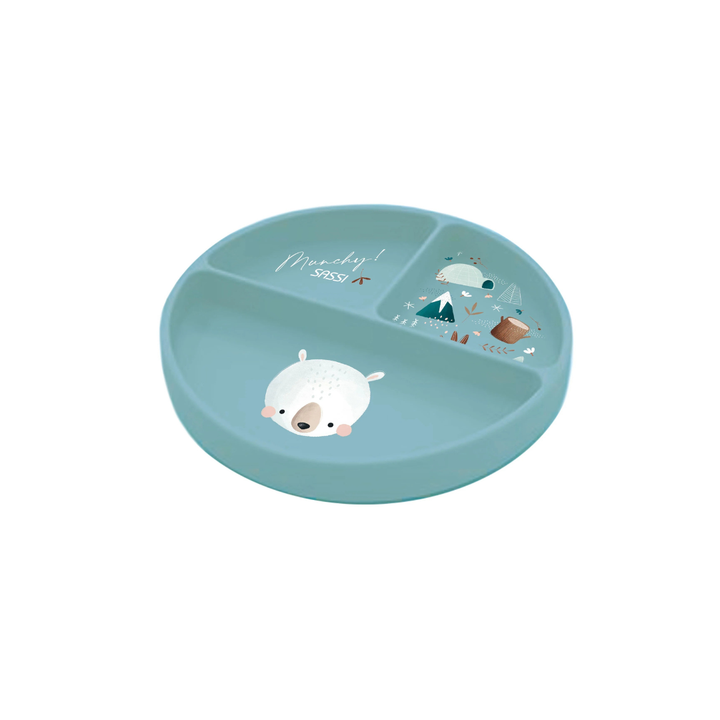 Sassi Silicone Meal Plate - Munchy the Bear