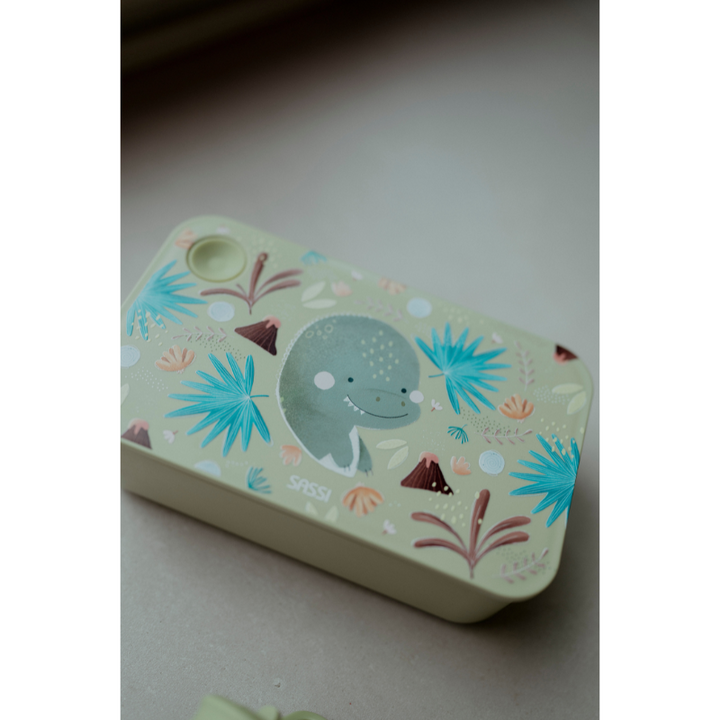 Sassi RPET Lunch Box - Cracky the Dinosaur