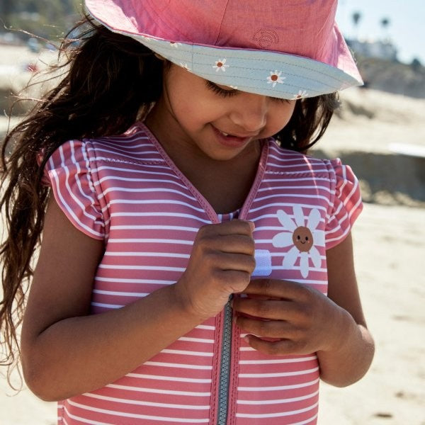 Swim Essentials Kids Swimming Vest - Daisy Flowers, 3-6 yrs