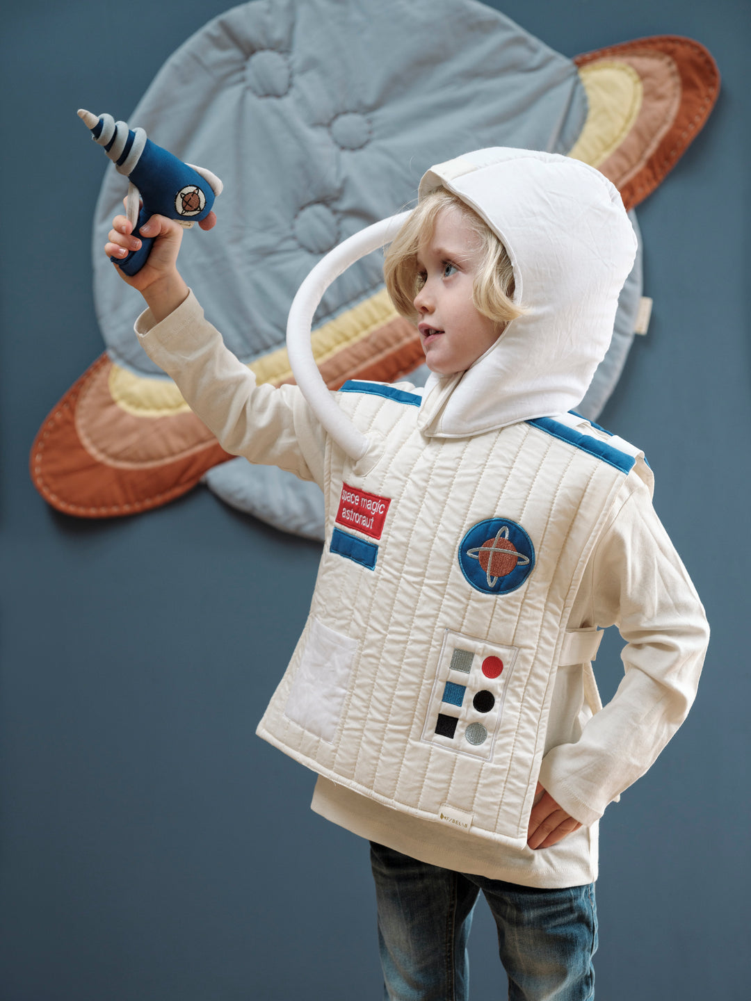 Fabelab - Dress Up - Raygun - Light Grey, 16 cm