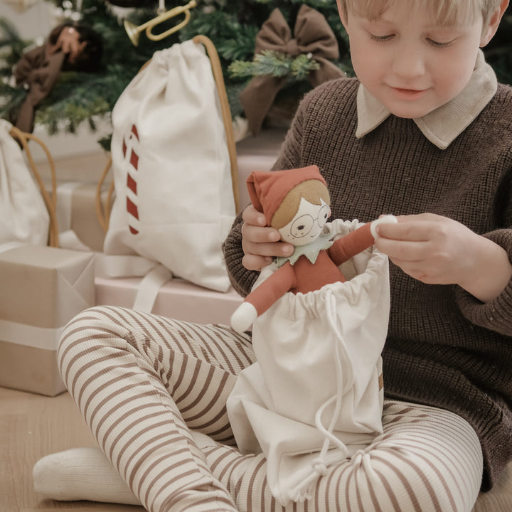 Fabelab Christmas - Gift Bag - Candy Cane, 30 cm