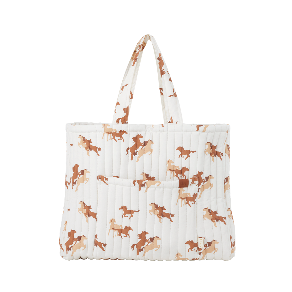 Fabelab - Quilted Tote Bag - WIld at Heart, 50 cm