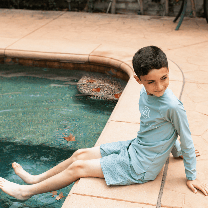 Swim Essentials UV Long Sleeved Rashguard, Pure Tones Greens