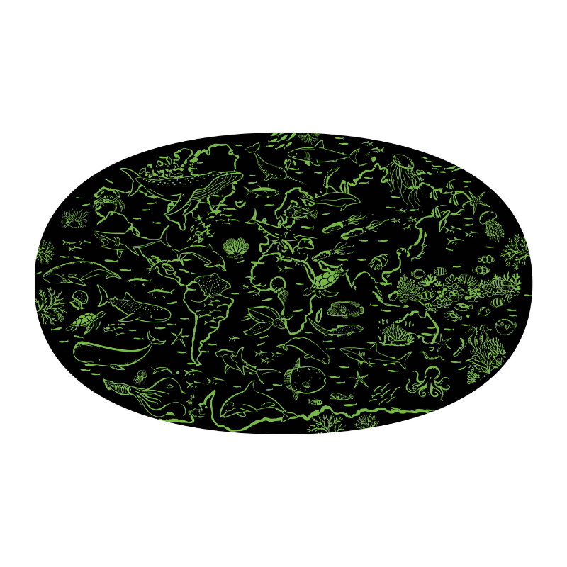 Sassi Glow-in-the-Dark Night and Day Puzzle, Sea