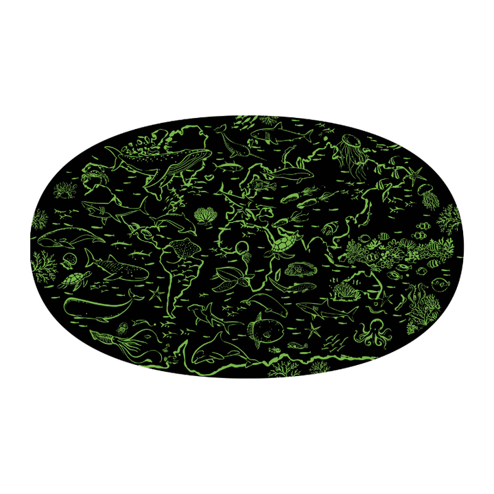 Sassi Glow-in-the-Dark Night and Day Puzzle, Sea