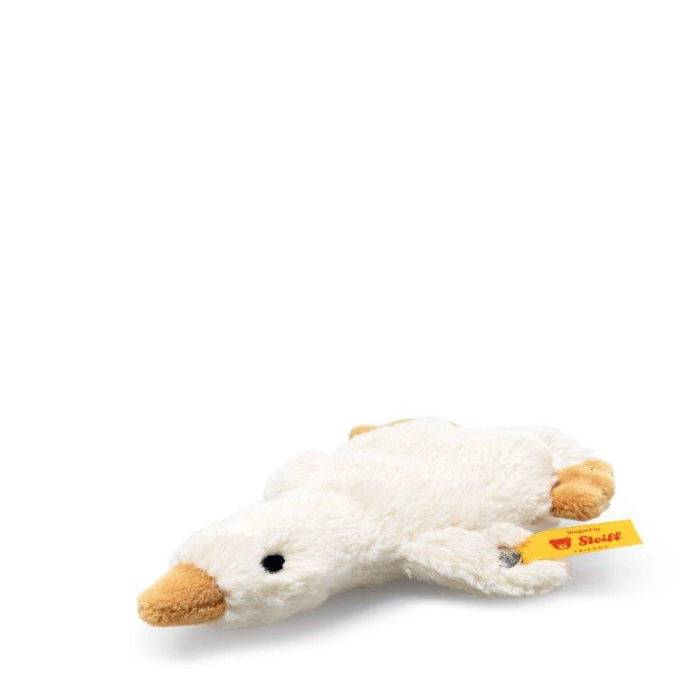 Steiff Gilda the Goose Grasping Toy with Rattle, 13 cm