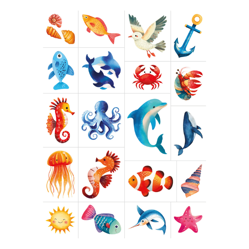 Sassi Tattoos - Sea Animals