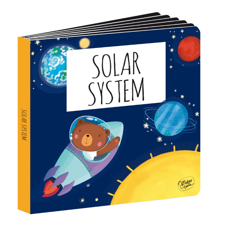 Sassi Edu Space Stacking Blocks & Book Set, 10 piece