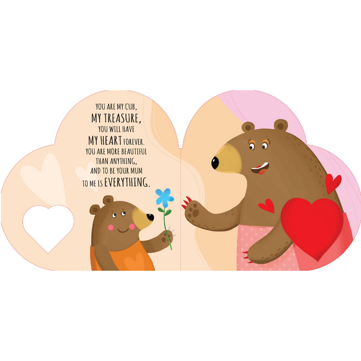 Sassi Shaped Board Book -  With Love Mummy