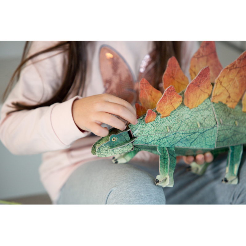 Sassi 3D Assemble and Book - The Age of the Dinosaurs - Stegosaurus