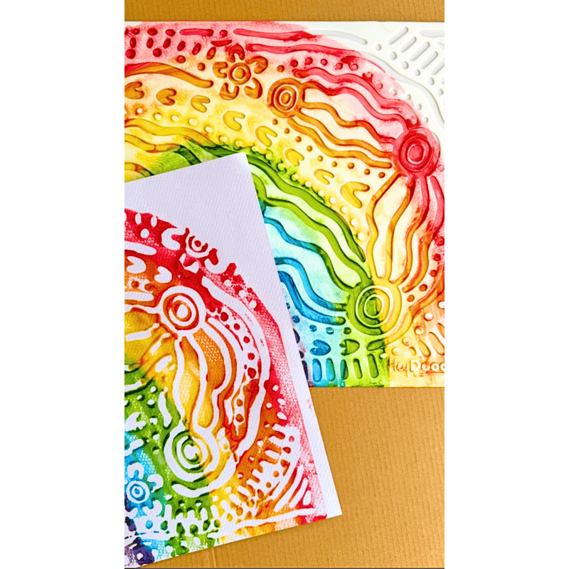 HeyDoodle - Sensory Colouring & Doodle Mat - Whispering Waters
