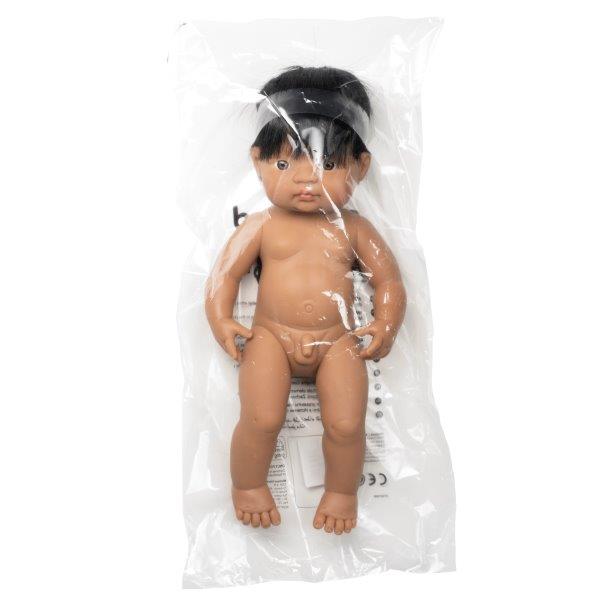 Miniland Doll - Anatomically Correct  Hispanic Boy, 38 cm