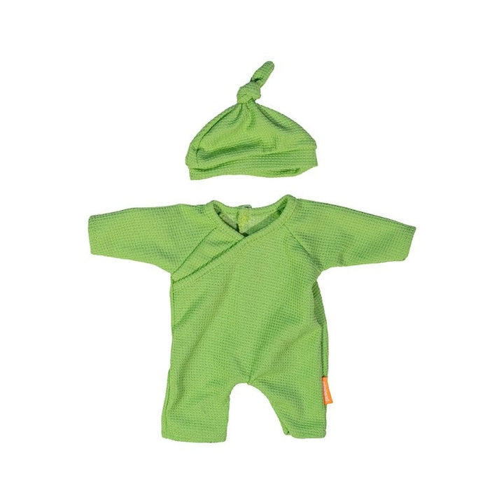 Miniland Doll Clothing - Onesie, green, 32 cm