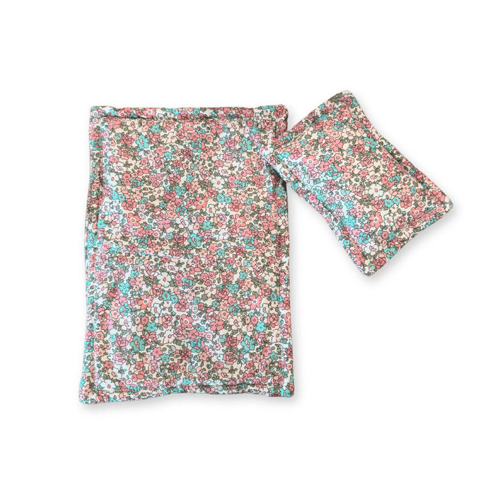 Lola & Bear Doll Bedding Set, Pink Floral