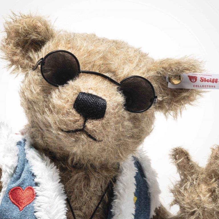 Steiff Rocks Limited Edition Teddy Bear - Woodstock, 32 cm