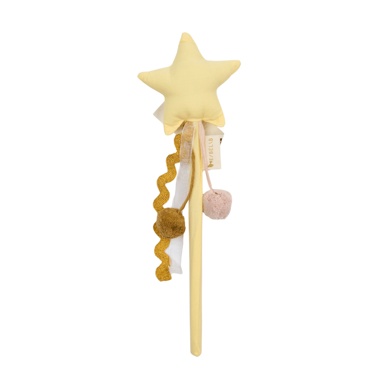 Fabelab Fabric Dress-up - Magic Wand, Yellow & Pink