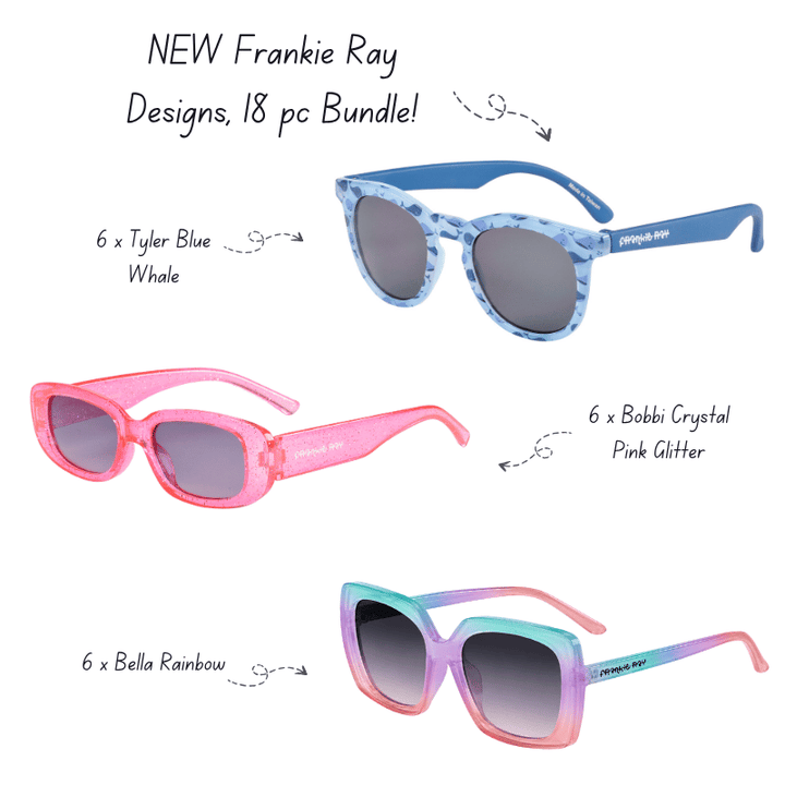 Frankie Ray Sunglasses New for 2026 Bundle, 18 pcs