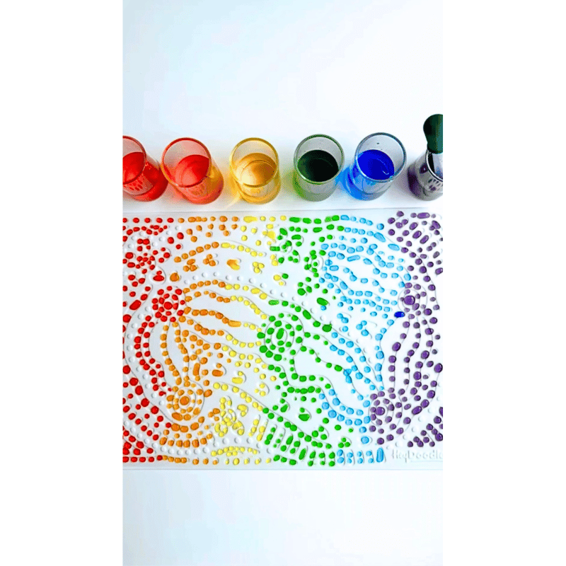 HeyDoodle - Sensory Colouring & Doodle Mat - Whispering Waters