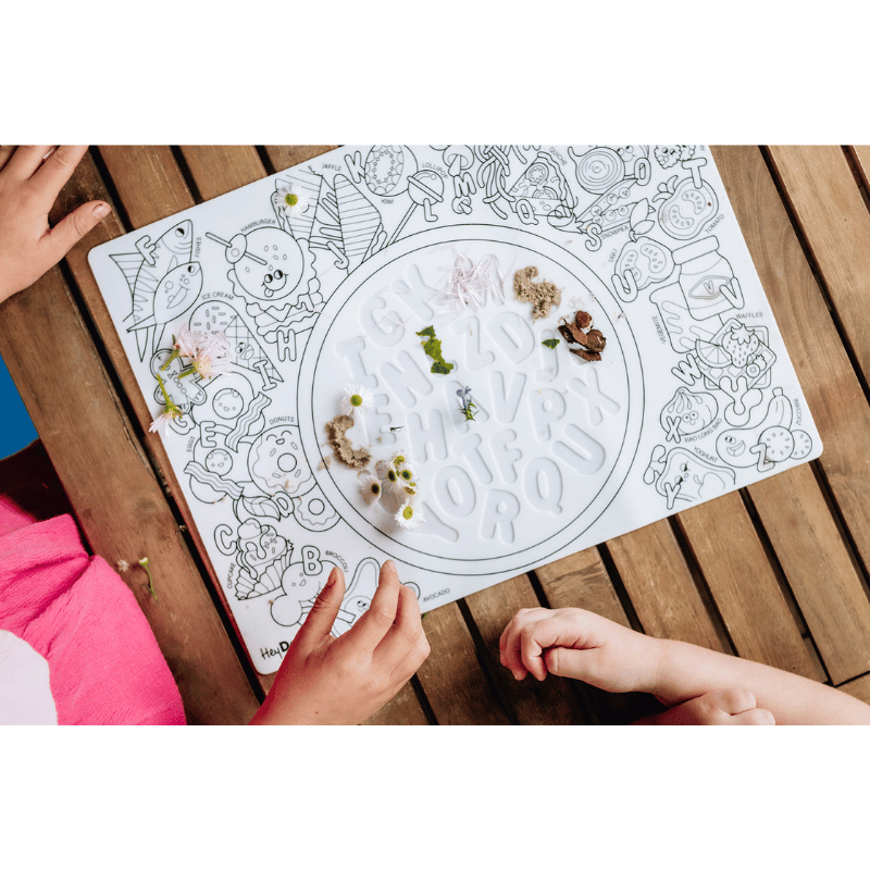 HeyDoodle - Sensory Colouring & Doodle Mat - Alphabet Soup