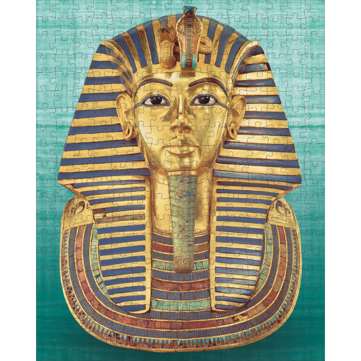 Sassi Puzzle and Book Set - Art Treasures - The Mask of Tutankhamun in Egypt