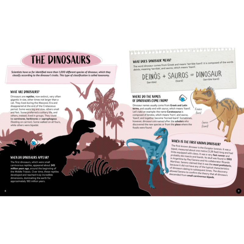 Sassi The Ultimate Atlas and Models Set - Dinosaurs 3D Construction