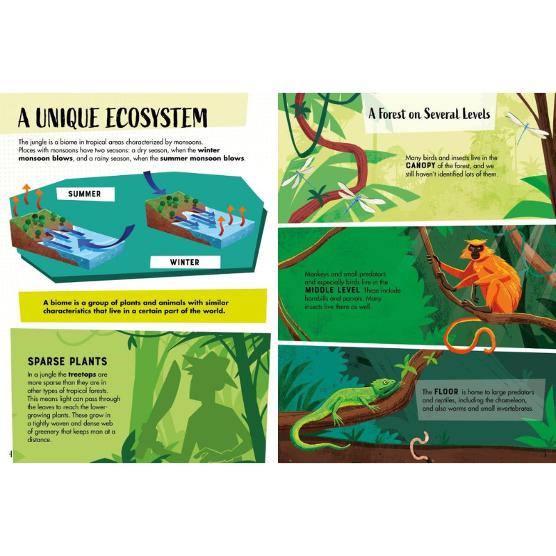 Sassi Save the Planet - The Jungle Puzzle and Book Set, 220 pcs