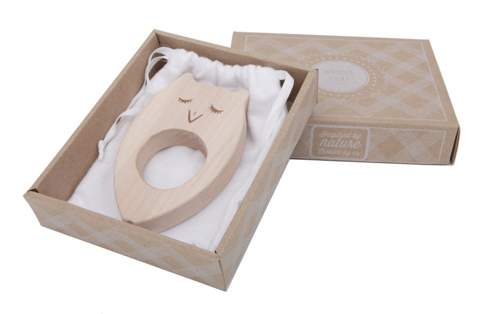 Wooden Story Soother - Owl