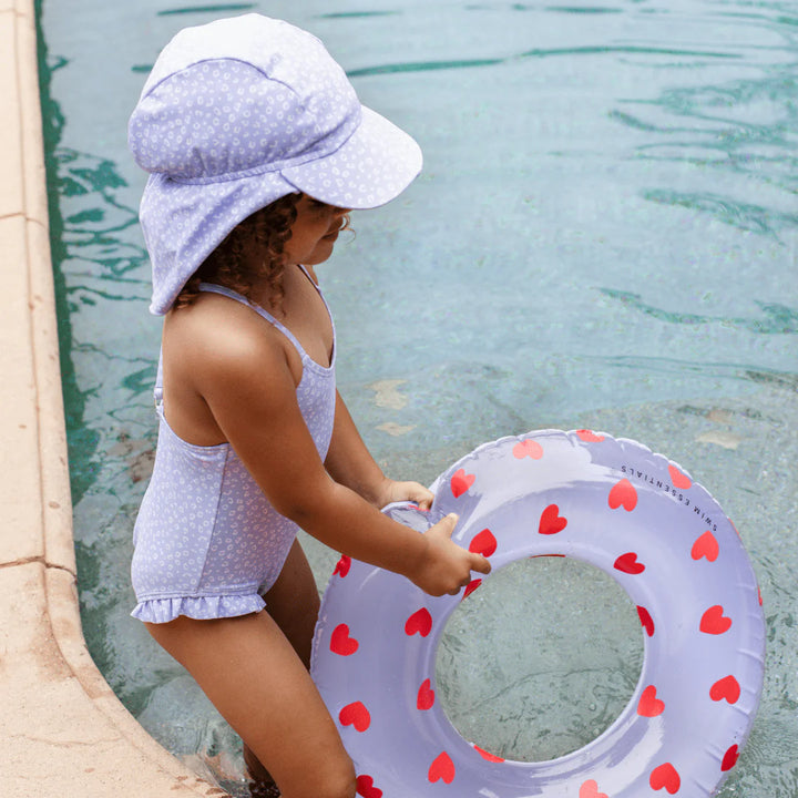 Swim Essentials Inflatable Swim Ring - Sweet Hearts, 55 cm
