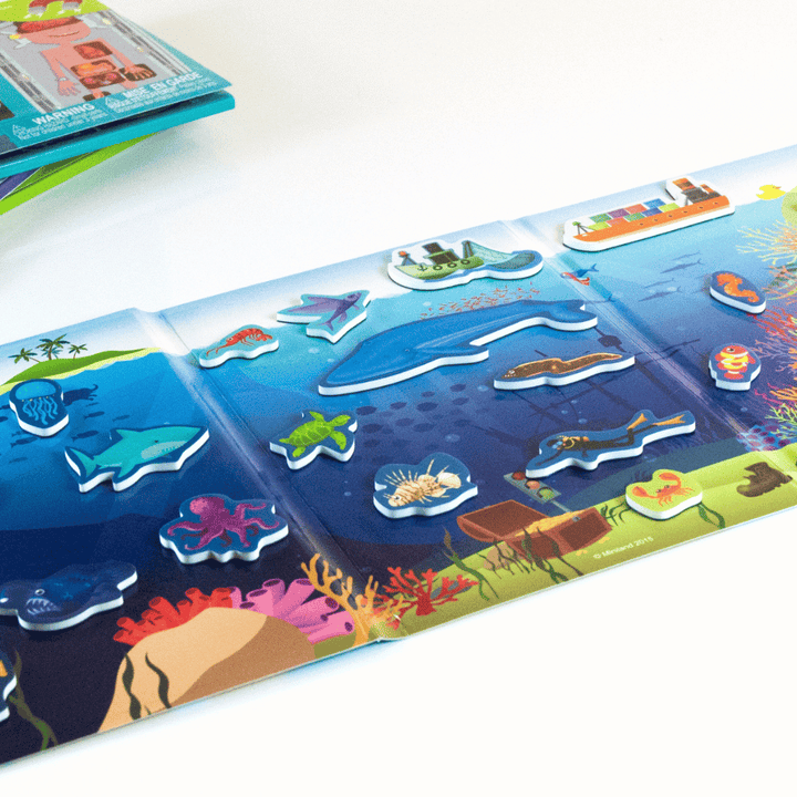 Miniland On The Go Discover Sea Mystery Magnetic Game