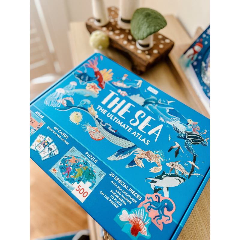 Sassi The Ultimate Atlas and Puzzle Set - The Sea 3D Models and Puzzle