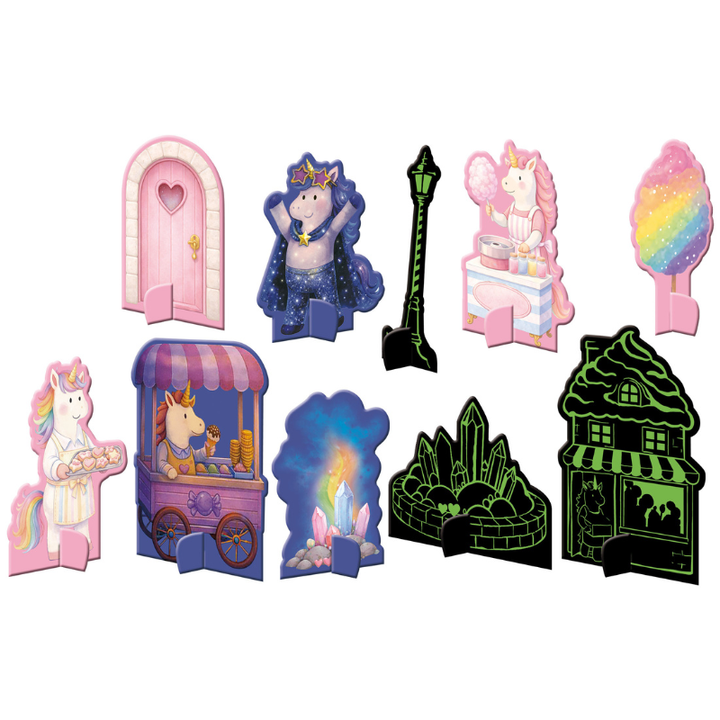 Sassi Day & Night Double-Sided Puzzle & Book Set - Unicorns