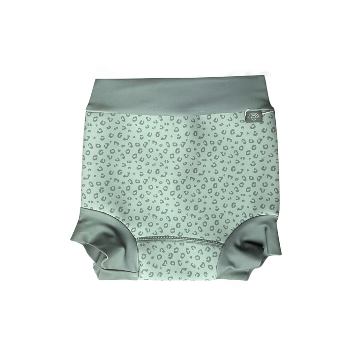 Swim Essentials Neoprene Swim Nappy Pant, Green Leopard