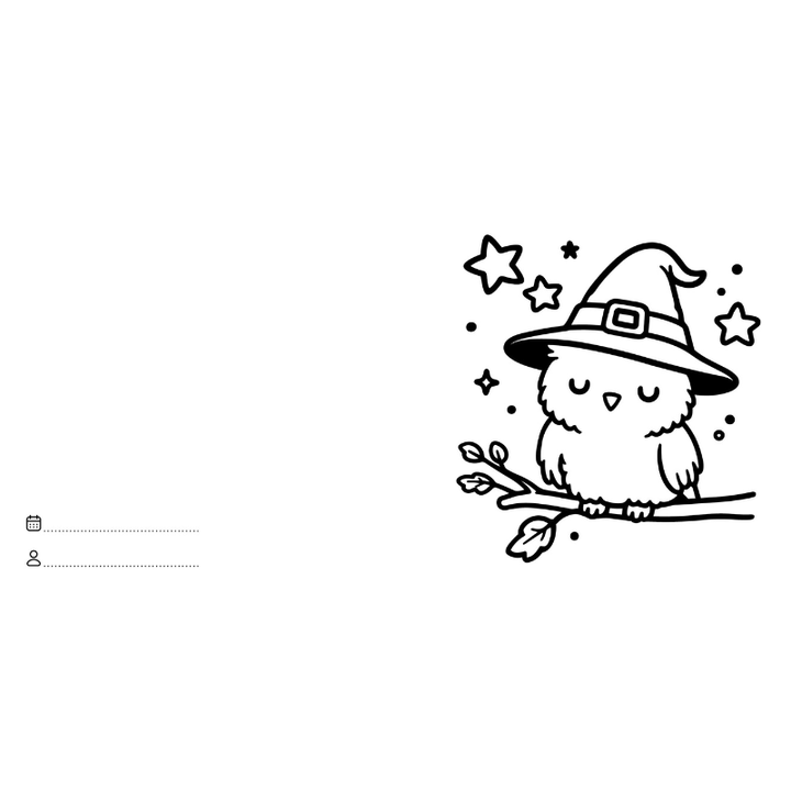 Sassi Colouring Book Square - Halloween