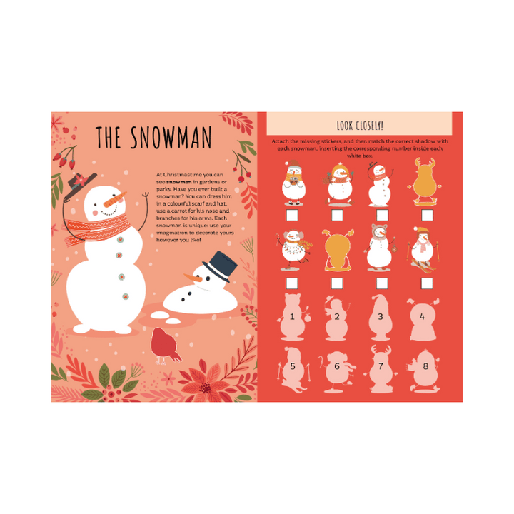 Sassi Stickers and Activities Book - Christmas