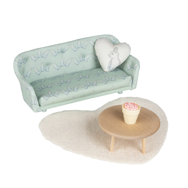 Lundby Doll House Furniture - Lounge & Coffee Table Set