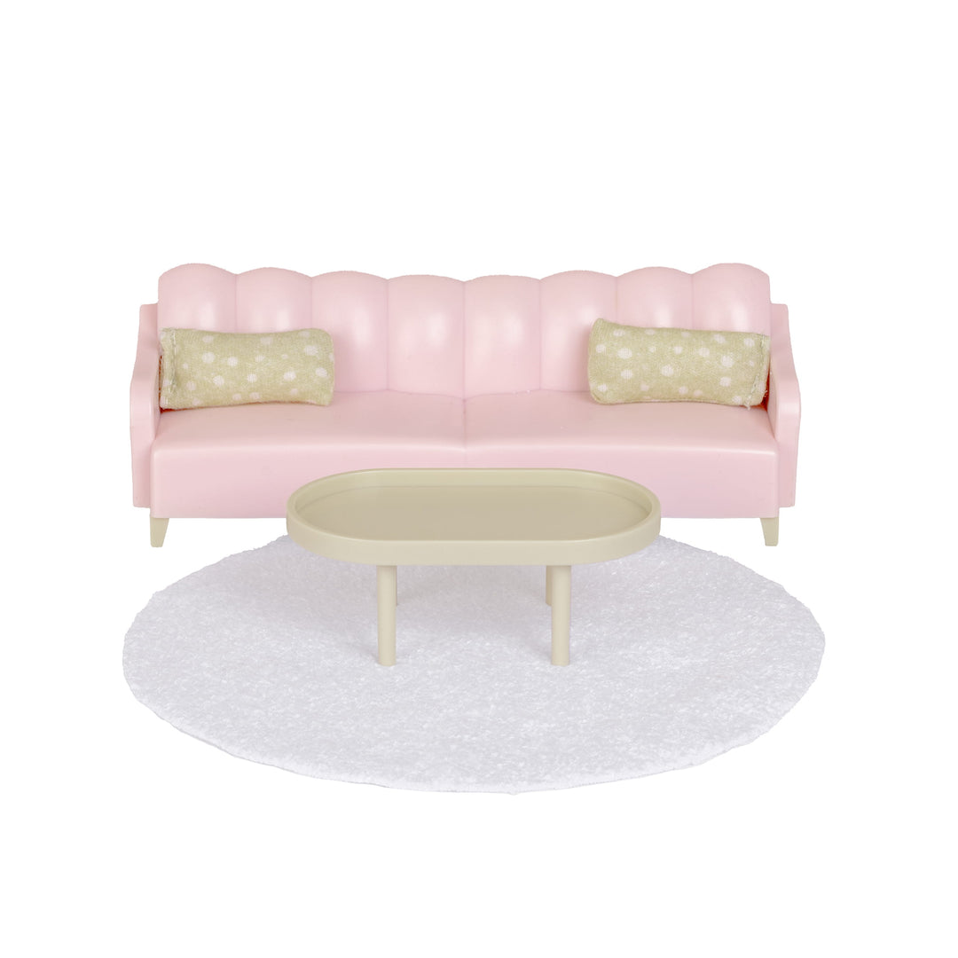 Lundby Doll House Furniture - Basic Living Room Set